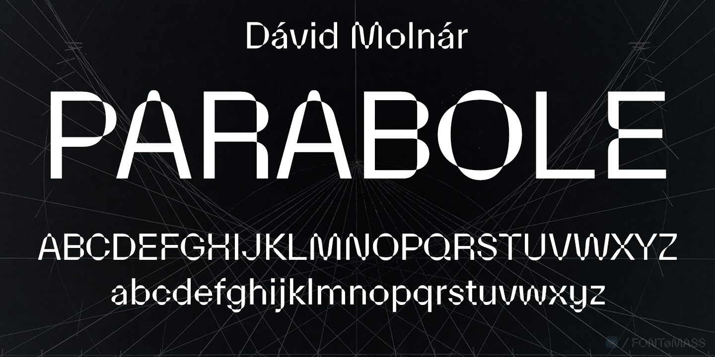 Шрифт Parabole